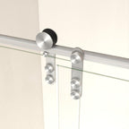 76" X 54" Tempered Glass Shower Door