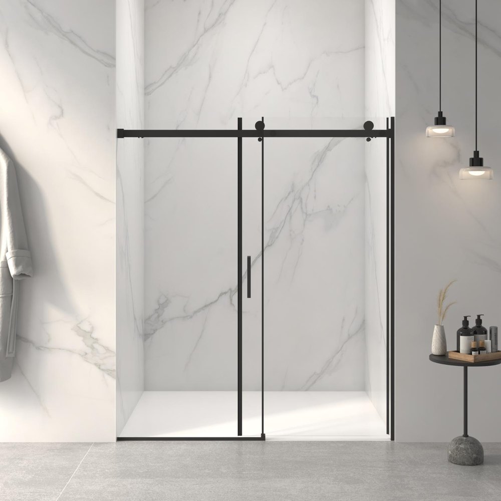 72" X 60" Tempered Glass Shower Door