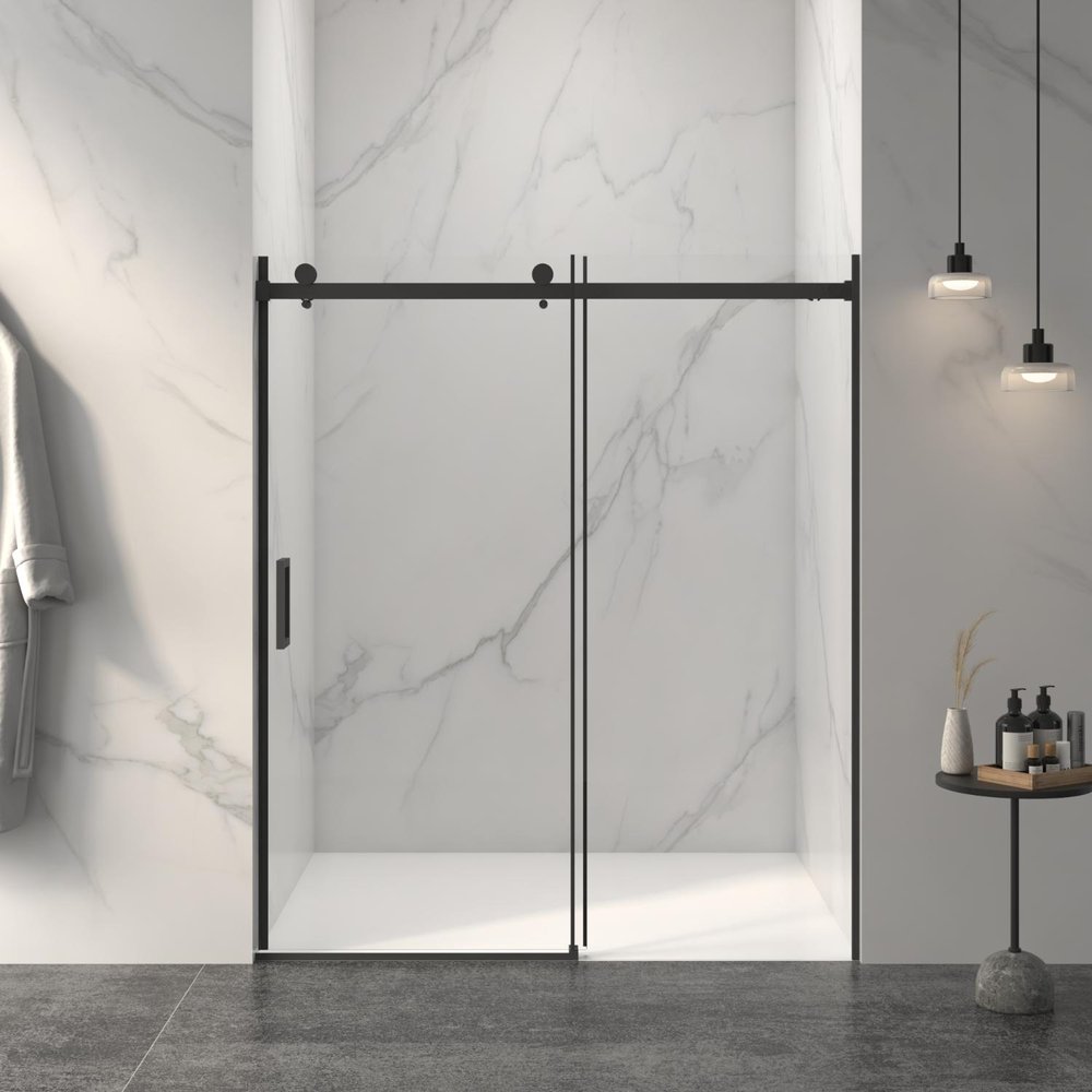 72" X 60" Tempered Glass Shower Door