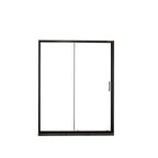 72" X 60" Aluminum And Tempered Glass Shower Door