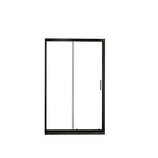 72" X 48" Aluminum And Tempered Glass Shower Door