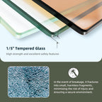 72" X 48" Aluminum And Tempered Glass Shower Door
