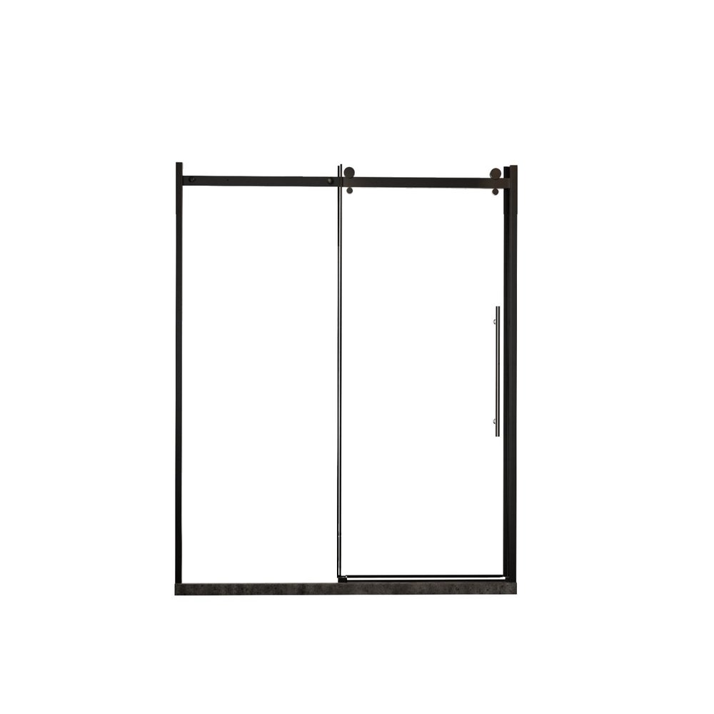 72" X 60" Tempered Glass Shower Door