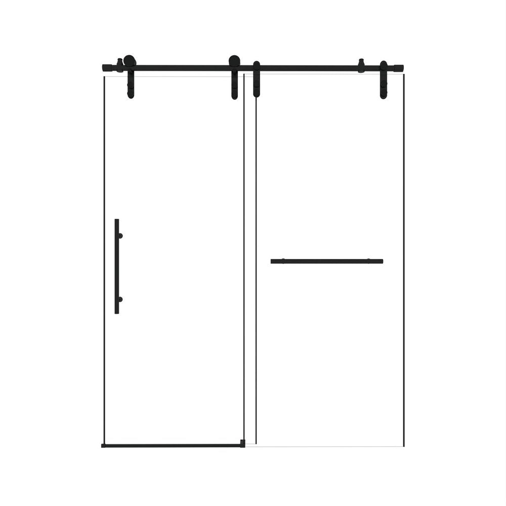 76" X 54" Tempered Glass Shower Door