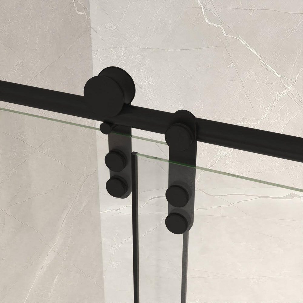 76" X 54" Tempered Glass Shower Door