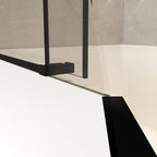 66" X 60" Tempered Glass Tub Door