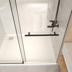 66" X 60" Tempered Glass Tub Door