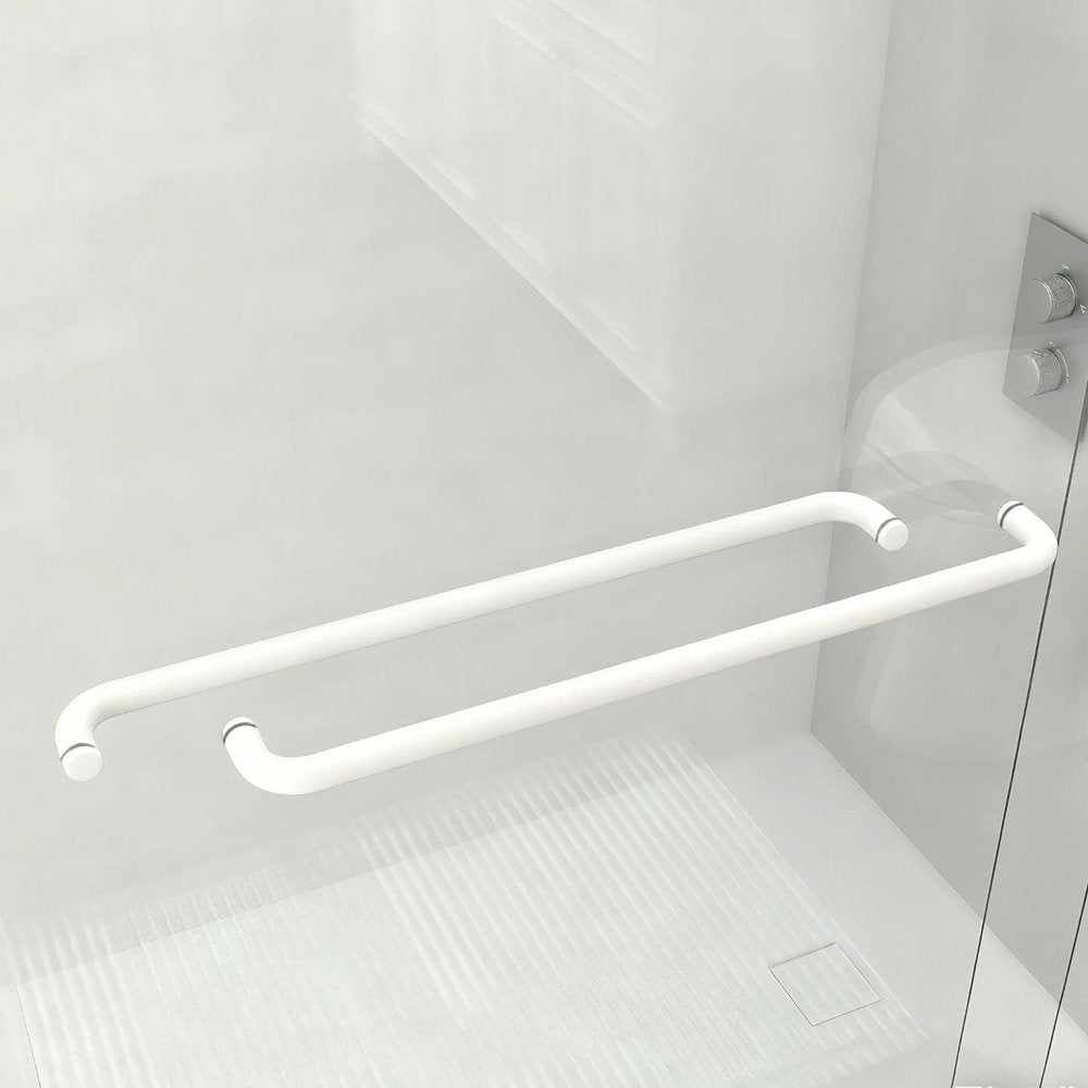 72" X 60" Aluminum And Tempered Glass Shower Door