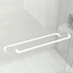 72" X 60" Aluminum And Tempered Glass Shower Door