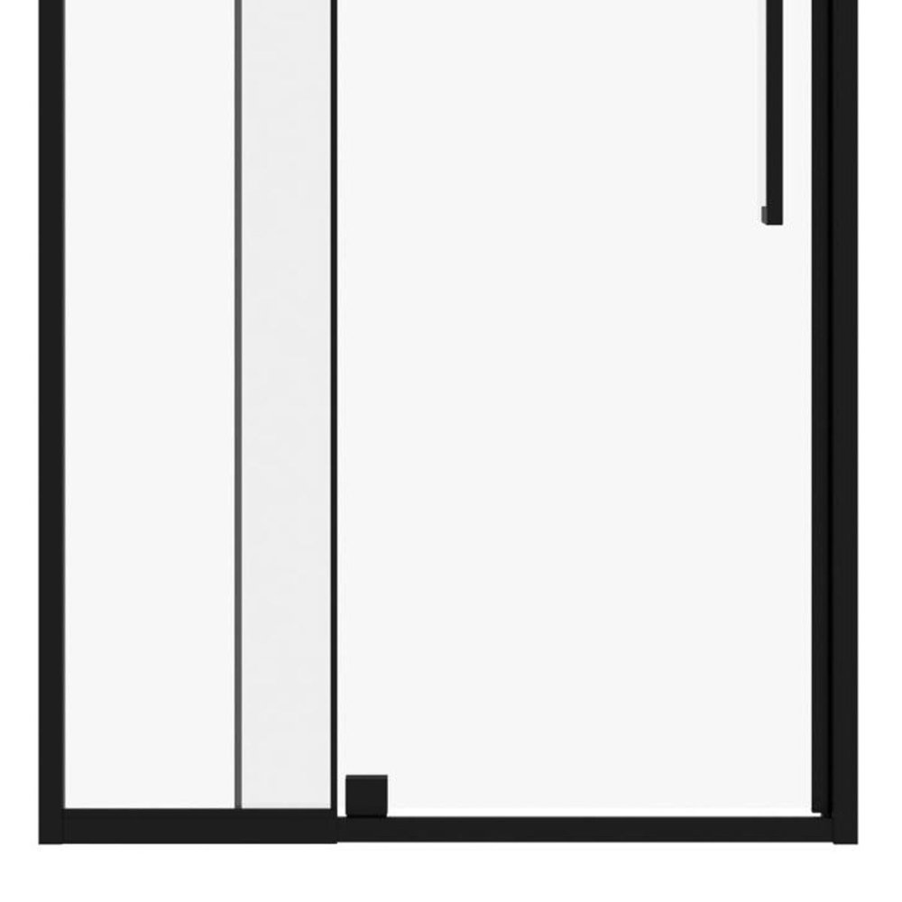 72" X 44" Aluminum and Tempered Glass Shower Door