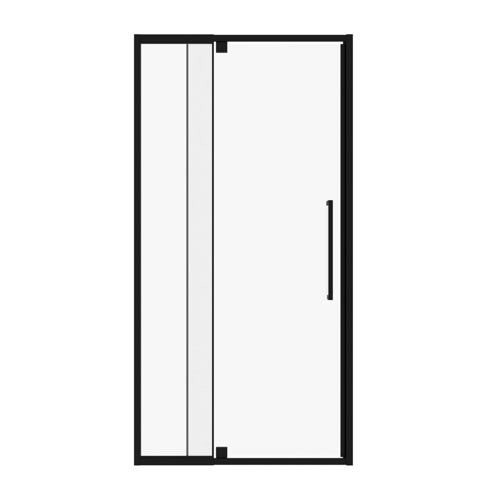 72" X 44" Aluminum and Tempered Glass Shower Door