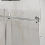 72" X 48" Tempered Glass Shower Door