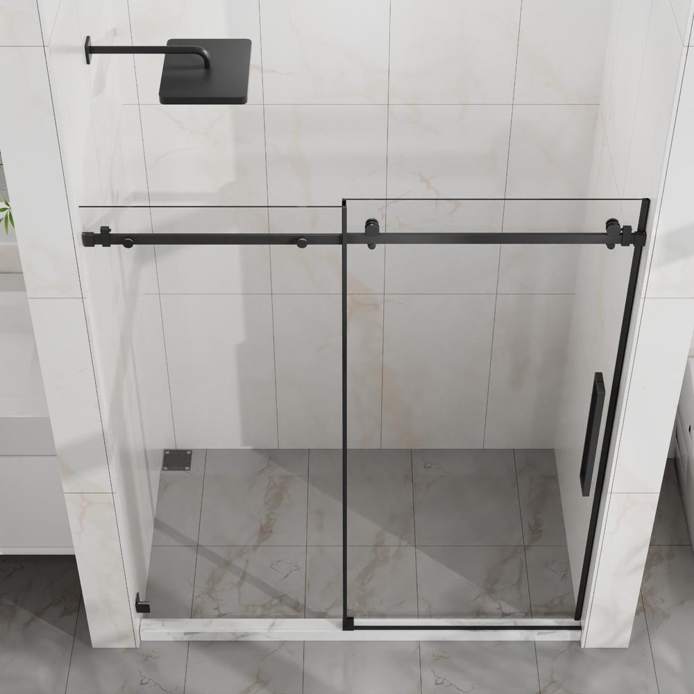 72" X 60" Tempered Glass Shower Door