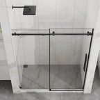 72" X 60" Tempered Glass Shower Door