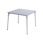 34" Black Wood and Iron Folding Square Card Table