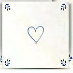 5" x 5" Blue Vinyl Arabesque Peel And Stick Removable Tiles