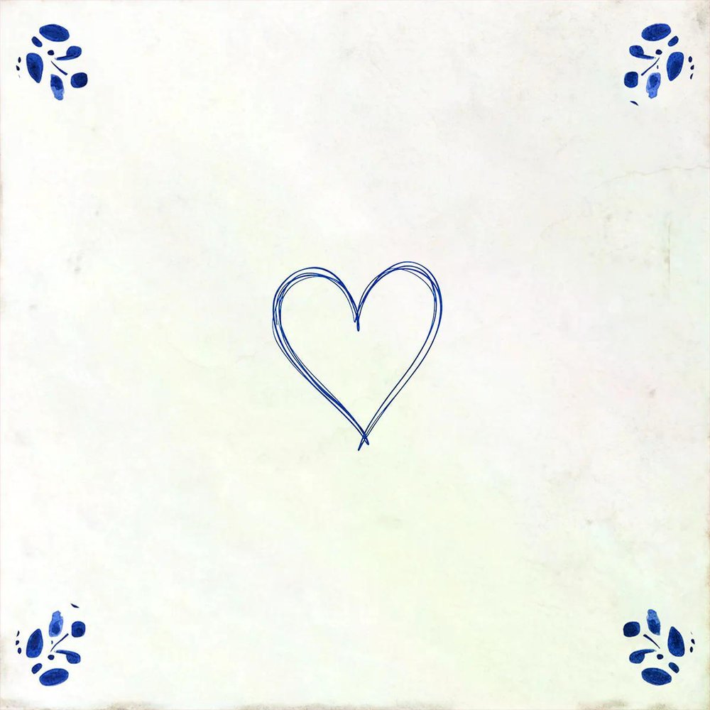 5" x 5" Blue Vinyl Arabesque Peel And Stick Removable Tiles