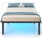Black Steel Full Bed Frame