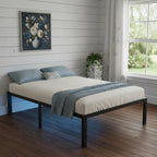 Black Steel Full Bed Frame