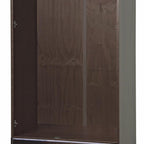 72" Coffee Solid Wood Two Door Single Drawer Combo Dresser