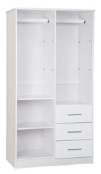 72" Coffee Solid Wood Mirrored Two Door Three Drawer Combo Dresser