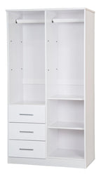 72" Coffee Solid Wood Mirrored Two Door Three Drawer Combo Dresser
