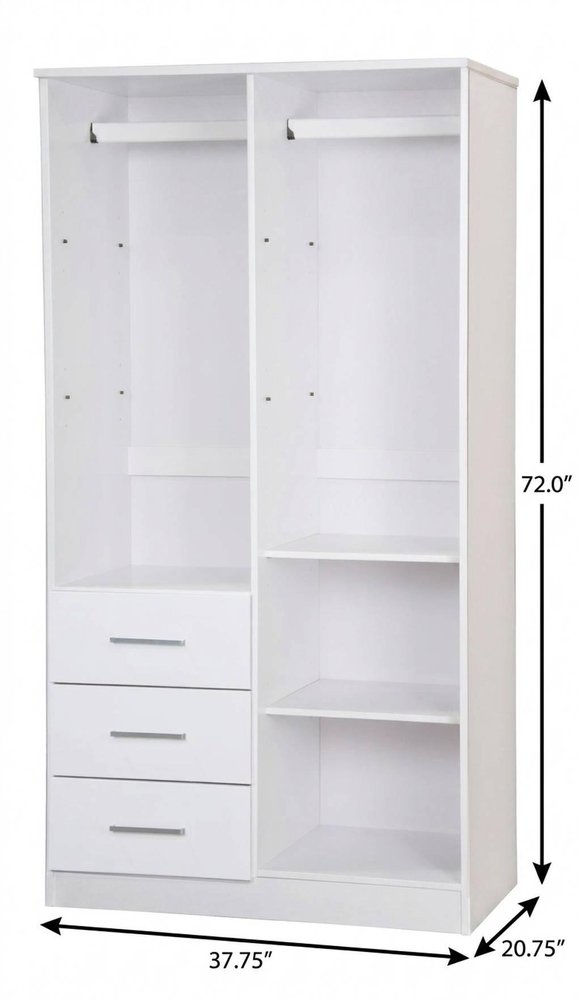 72" Coffee Solid Wood Mirrored Two Door Three Drawer Combo Dresser