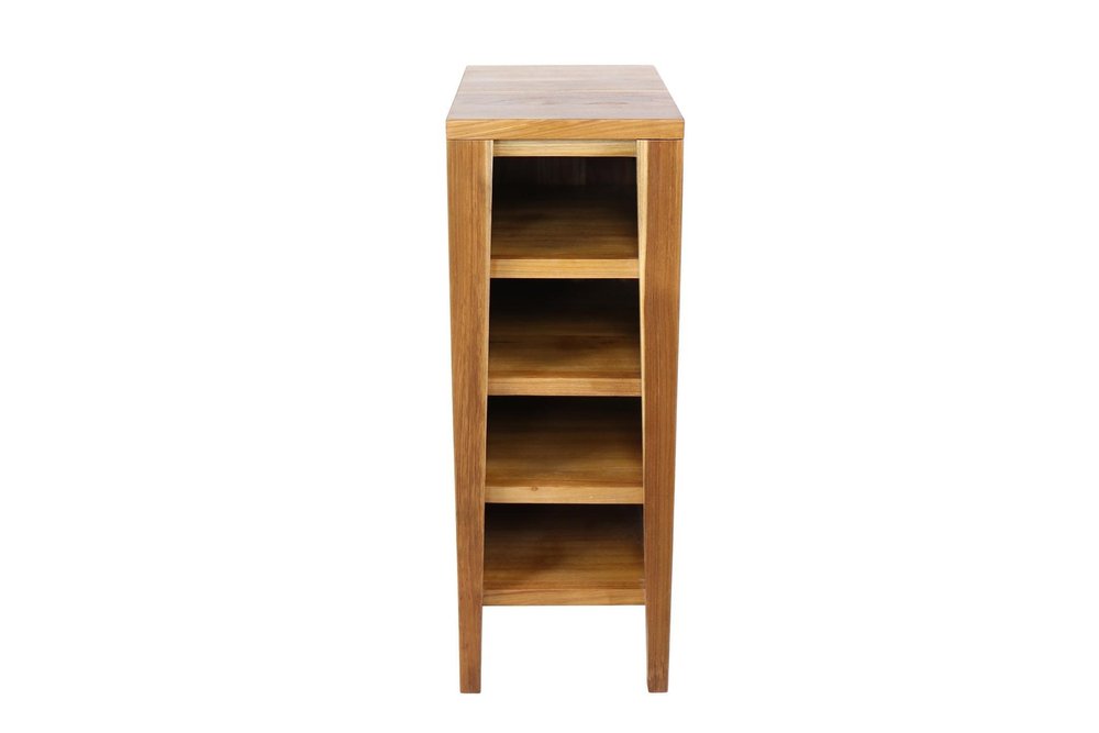 12" Light Brown Solid Wood Freestanding Bathroom Vanity
