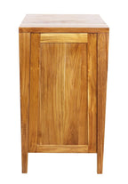 18" Light Brown Solid Wood Freestanding Single Door Bathroom Vanity