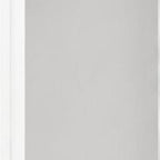 72" White Solid Wood Mirrored Two Door Combo Dresser