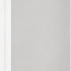 72" White Solid Wood Mirrored Two Door Combo Dresser