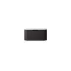 30" Black Wood Floating Bathroom Vanity