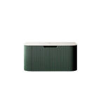 30" Green Wood Floating Bathroom Vanity