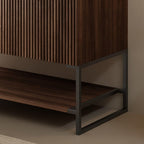 30" Brown Wood Freestanding Bathroom Vanity