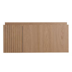30" Brown Wood Floating Single Door Bathroom Vanity