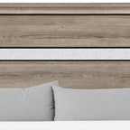 Brown Wood King Bed Frame With Drawers