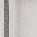 5" White Glass Wall Mounted No Textural Detailing Three Door Medicine Cabinet