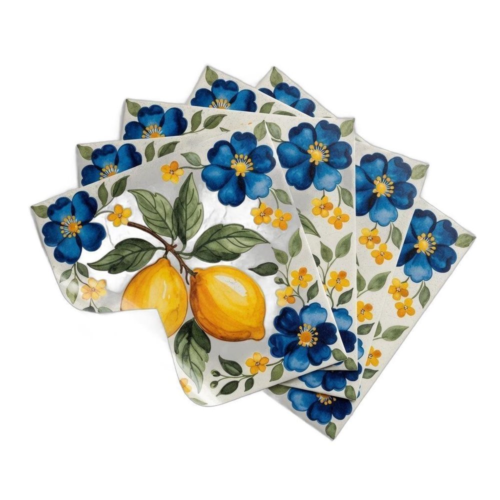 4" x 4" Yellow Vinyl Arabesque Peel And Stick Removable Tiles