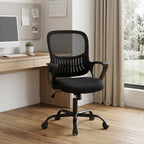 Black Swivel Rolling Office Chair