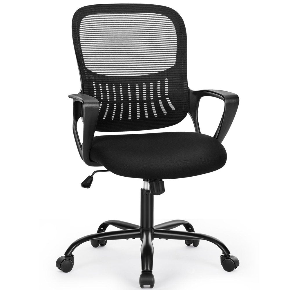 Black Swivel Rolling Office Chair