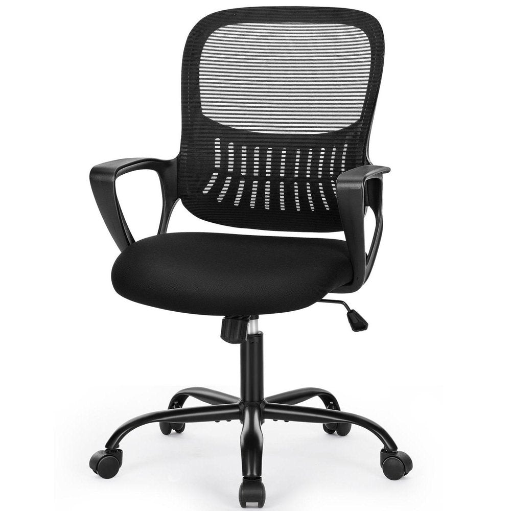 Black Swivel Rolling Office Chair