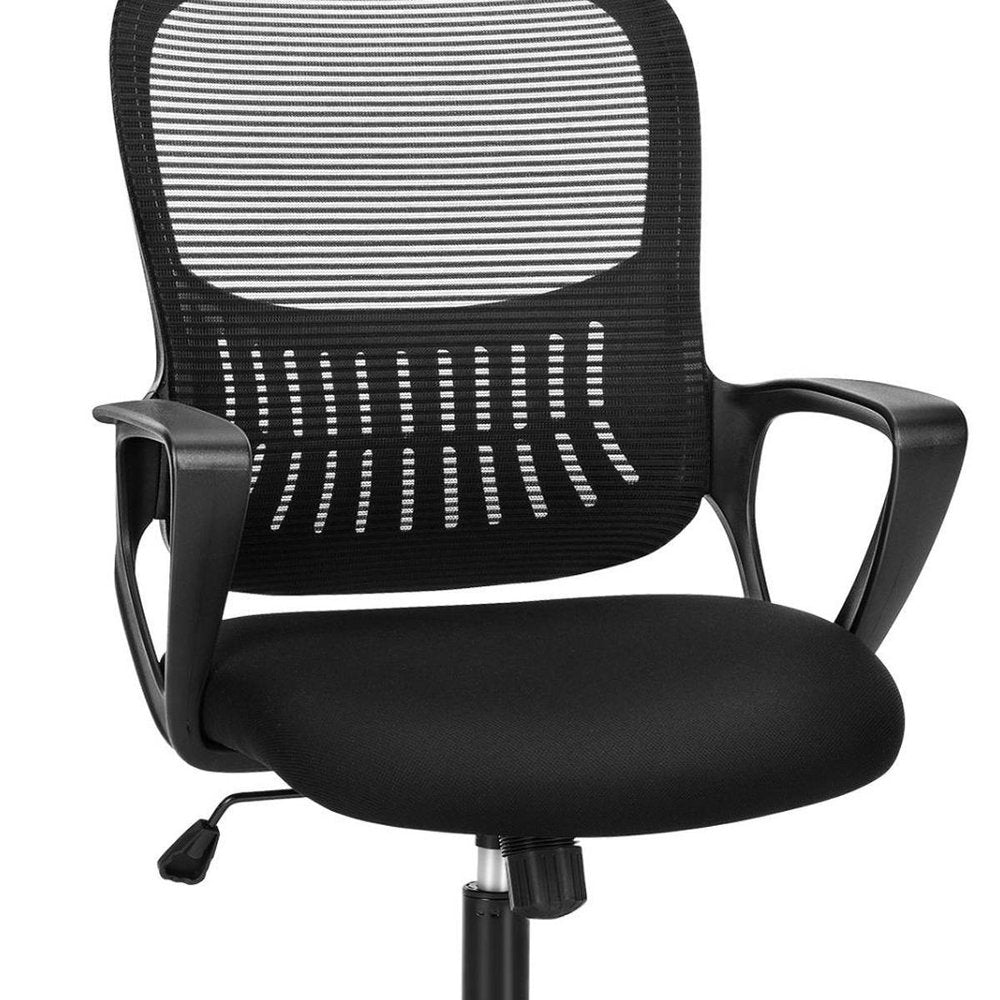 Black Swivel Rolling Office Chair