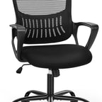 Black Swivel Rolling Office Chair