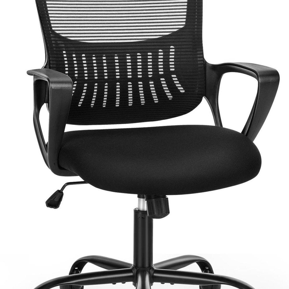 Black Swivel Rolling Office Chair