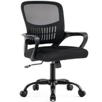 Black Swivel Rolling Office Chair