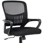 Black Swivel Rolling Office Chair