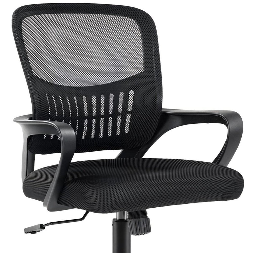 Black Swivel Rolling Office Chair