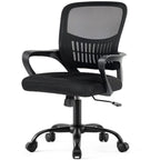 Black Swivel Rolling Office Chair