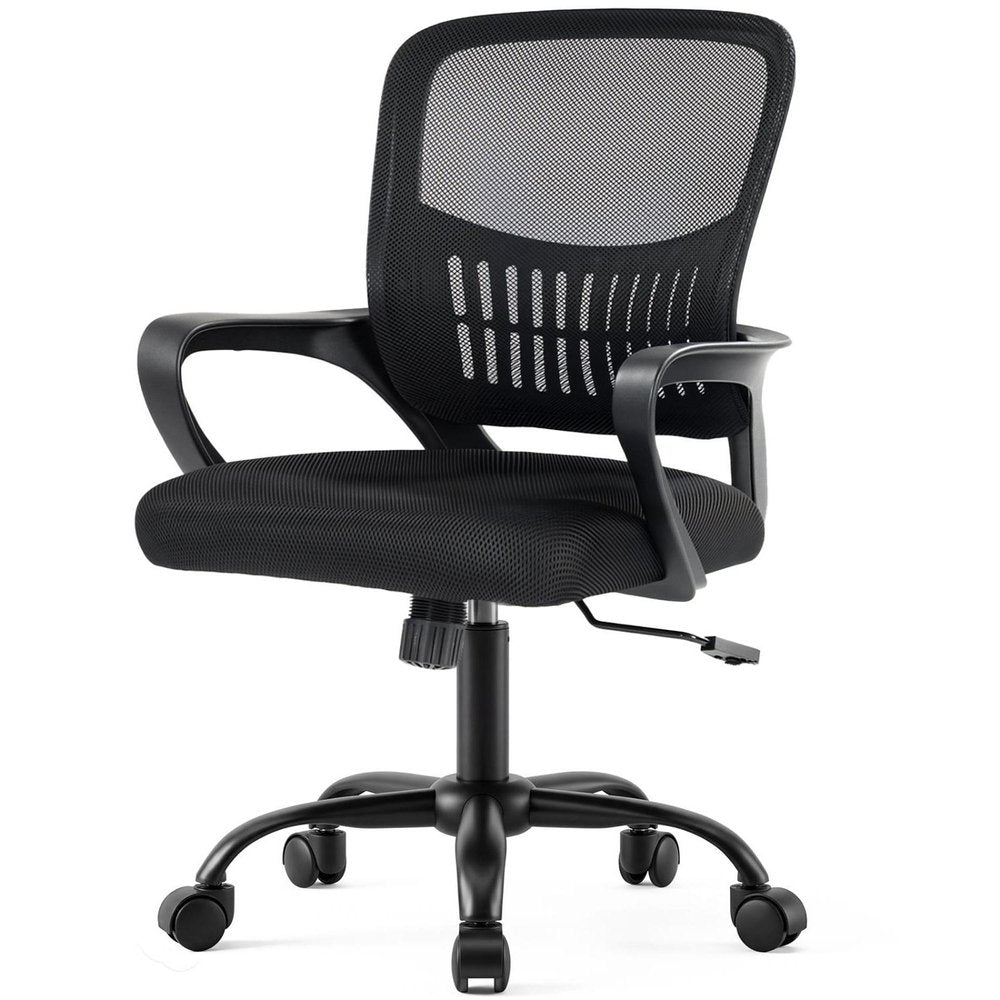 Black Swivel Rolling Office Chair