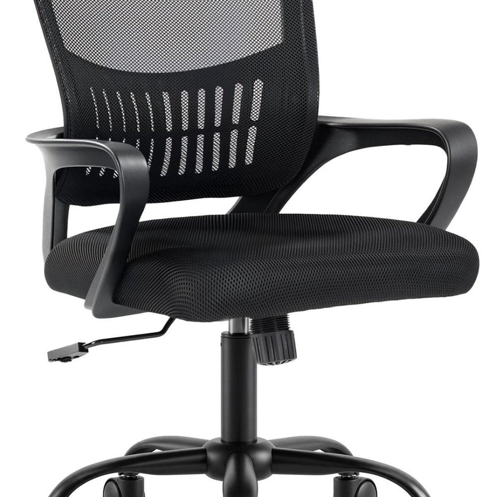 Black Swivel Rolling Office Chair